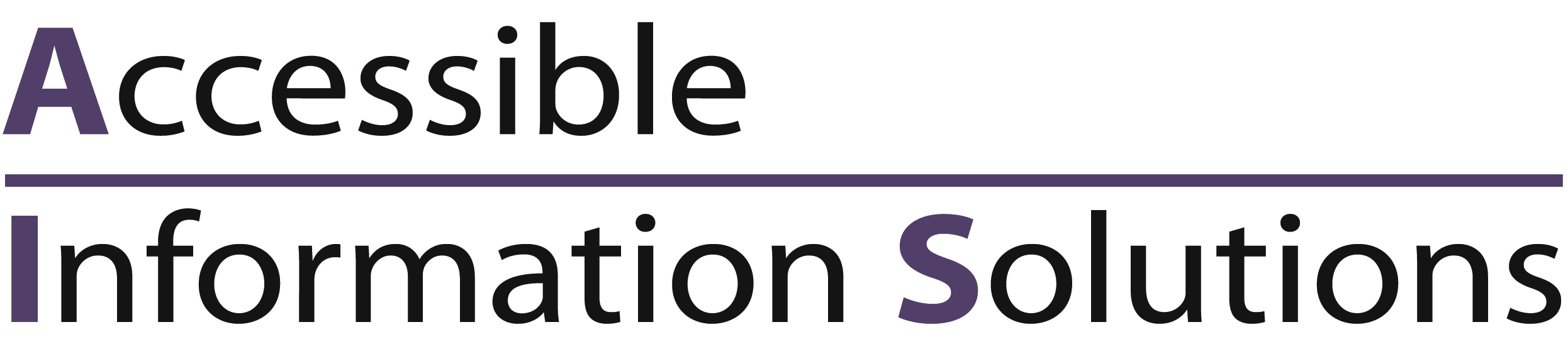 Accessible Information Systems Logo -just text